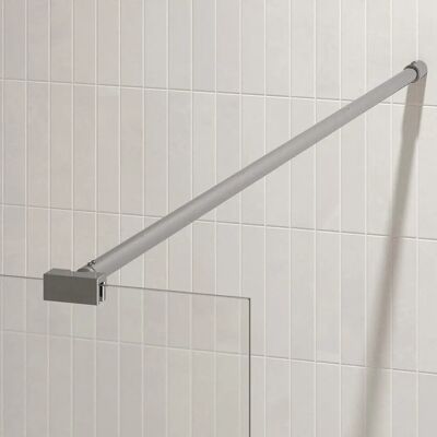 Aurlane - Barra de ducha de 100cm - Montaje en pared derecha - Accesorio para ducha italiana Aurlane - Barra de ducha de 100cm - Montaje en pared derecha - Accesorio para ducha italiana