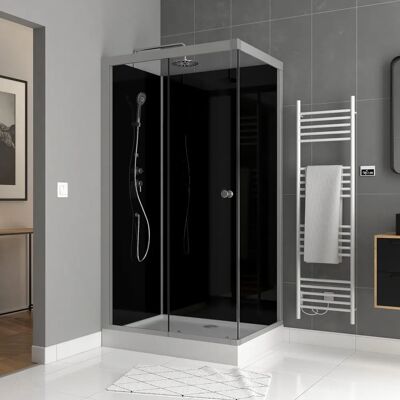 Aurlane Cabina de Ducha Esquina Sombra - 110x80x230cm Aurlane Cabina de Ducha Esquina Sombra - 110x80x230cm