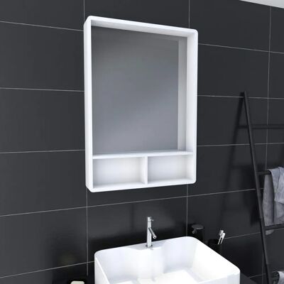 Specchio da bagno AURLANE 50x70cm con mensole - Nordik Hylla Specchio da bagno AURLANE 50x70cm con mensole - Nordik Hylla