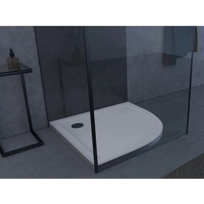 Aurlane Płytka Prysznicowa z Akrylu 90x90cm - Ektraplan 4cm - Biały Aurlane Płytka Prysznicowa z Akrylu 90x90cm - Ektraplan 4cm - Biały