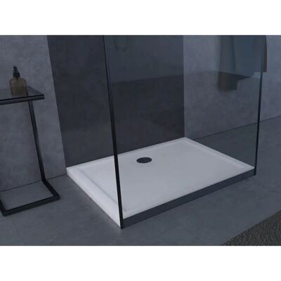 Aurlane Ducha en Acrílico Rectangular - 100x80cm - Extraplano Aurlane Ducha en Acrílico Rectangular - 100x80cm - Extraplano