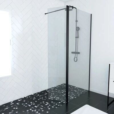 Aurlane FAC431 Box Doccia - Nero Opaco - Vetro Temperato 8mm Aurlane FAC431 Box Doccia - Nero Opaco - Vetro Temperato 8mm