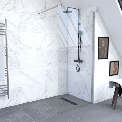 Aurlane Freedom 2 Mampara Ducha - Transparente, Ajustable, Moderna Aurlane Freedom 2 Mampara Ducha - Transparente, Ajustable, Moderna