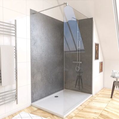 Aurlane Pack Box Doccia Grigio Chiaro 90x120cm - Doccia Aurlane Pack Box Doccia Grigio Chiaro 90x120cm - Doccia