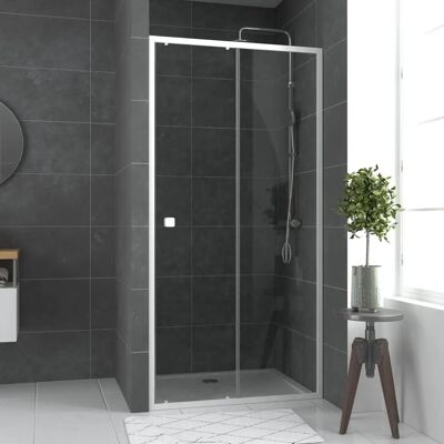 Aurlane Porte de Douche Coulissante - 100x185cm - Extensible - Porte de Douche - Publicité Aurlane Porte de Douche Coulissante - 100x185cm - Extensible - Porte de Douche - Publicité