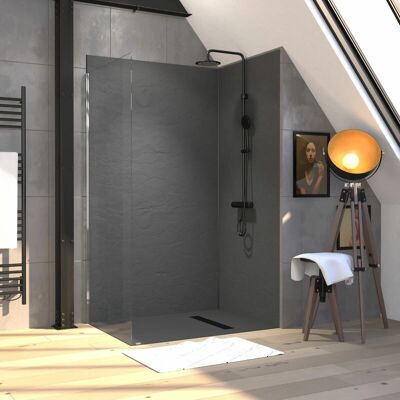 Aurlane Porta Finestra Doccia 90x200cm - Lato Cromato Aurlane Porta Finestra Doccia 90x200cm - Lato Cromato