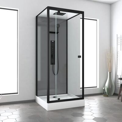 Cabine de Douche Hydromassante Aurlane CAB195 Réversible - Publicité Cabine de Douche Hydromassante Aurlane CAB195 Réversible - Publicité