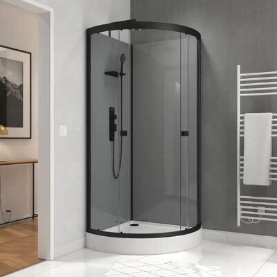 Aurlane Cabine de Douche CAB209 Gris - Publicité Aurlane Cabine de Douche CAB209 Gris - Publicité