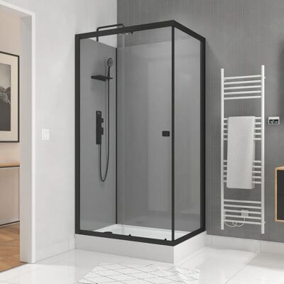 Aurlane CAB208 Cabine de douche gris touche - Design moderne - Publicité Aurlane CAB208 Cabine de douche gris touche - Design moderne - Publicité