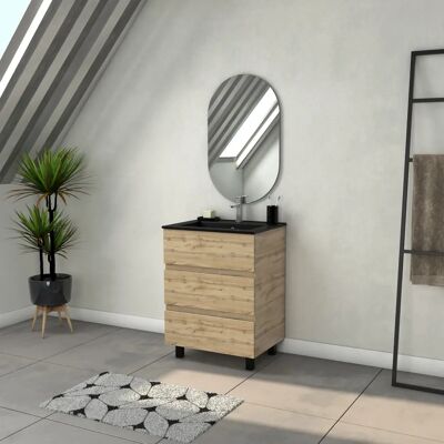 Aurlane MIR036 Wandspiegel - Impactbestendig, 80x45cm Aurlane MIR036 Wandspiegel - Impactbestendig, 80x45cm