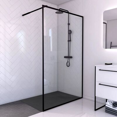 Aurlane Cornice Nera 120x200cm Box Doccia e Piatti Aurlane Cornice Nera 120x200cm Box Doccia e Piatti