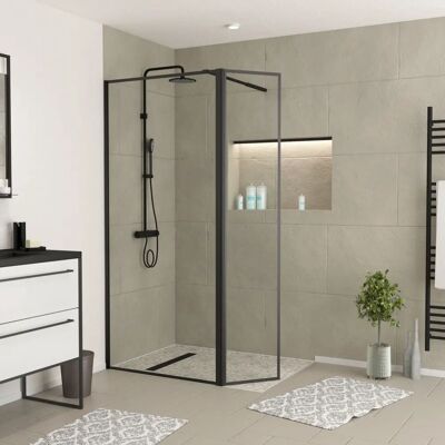 Aurlane Modèle FAC661 Enclos de Douche Noir Mat - Enclos de Douche - Publicité Aurlane Modèle FAC661 Enclos de Douche Noir Mat - Enclos de Douche - Publicité