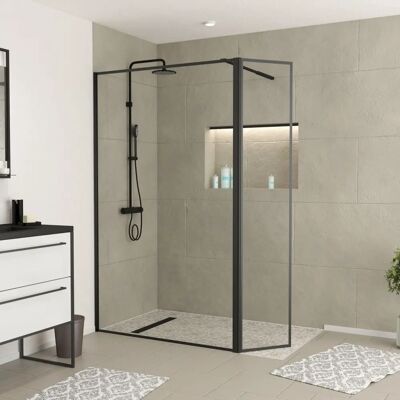 Aurlane FAC662 Mampara de Ducha con Vidrio Templado - Diseño Moderno Aurlane FAC662 Mampara de Ducha con Vidrio Templado - Diseño Moderno