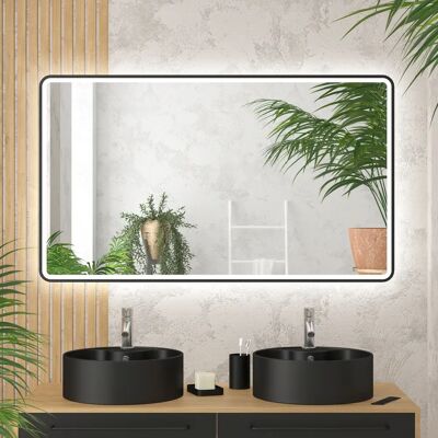Aurlane MIR039 Wandspiegel - IP24 Reversibel LED 50x70cm Aurlane MIR039 Wandspiegel - IP24 Reversibel LED 50x70cm