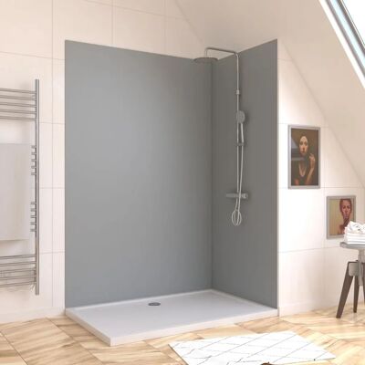 Aurlane Modelo FAC707 Panel de Ducha Plateado - Mampara de Ducha Aurlane Modelo FAC707 Panel de Ducha Plateado - Mampara de Ducha