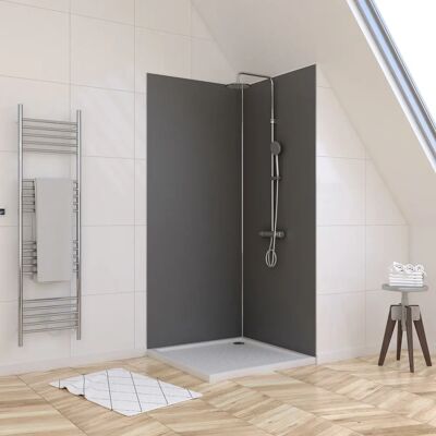 Aurlane Modelo FAC717 Mampara de Ducha - Gris Aurlane Modelo FAC717 Mampara de Ducha - Gris