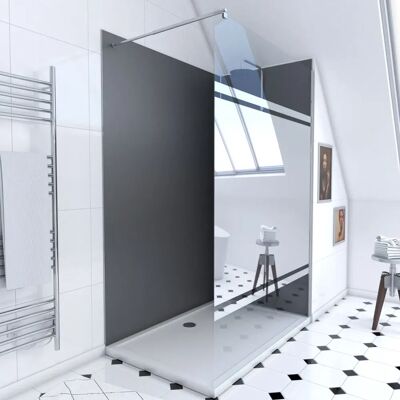 Aurlane PACP033 Cabine de Douche - Deux Panneaux Muraux - Publicité Aurlane PACP033 Cabine de Douche - Deux Panneaux Muraux - Publicité
