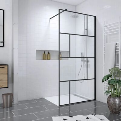 Pack de Ducha Aurlane - 100x195cm con Bandeja de Efecto Piedra Blanca Pack de Ducha Aurlane - 100x195cm con Bandeja de Efecto Piedra Blanca