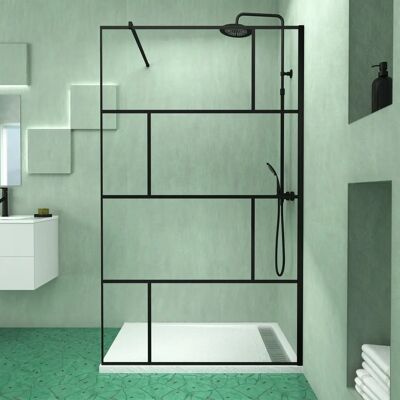 Aurlane Pack Cabine de douche 120x195 - Porte en verre, plateau en acrylique - Publicité Aurlane Pack Cabine de douche 120x195 - Porte en verre, plateau en acrylique - Publicité