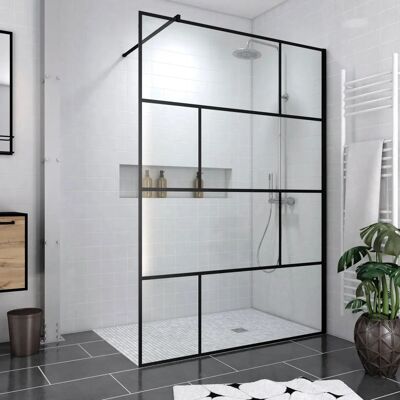 Aurlane PACF104 Mampara de Ducha - Vidrio, Perfiles Ajustables, 140x195cm Aurlane PACF104 Mampara de Ducha - Vidrio, Perfiles Ajustables, 140x195cm