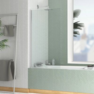Écran de baignoire Aurlane FAC740 - Or Brossé - Verre Trempé 4mm - Publicité Écran de baignoire Aurlane FAC740 - Or Brossé - Verre Trempé 4mm - Publicité