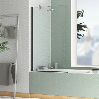 Aurlane FAC741 Mampara de bañera - Oro Cepillado - 80x140cm - Mampara de bañera Aurlane FAC741 Mampara de bañera - Oro Cepillado - 80x140cm - Mampara de bañera