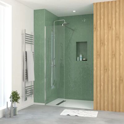 Aurlane Modelo FAC781 Mampara de Ducha Cromada - 50x195 cm Aurlane Modelo FAC781 Mampara de Ducha Cromada - 50x195 cm