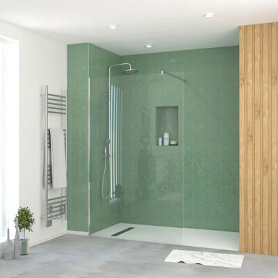 Aurlane FAC787 Mampara de Ducha - 120x195 cm Cromo Aurlane FAC787 Mampara de Ducha - 120x195 cm Cromo