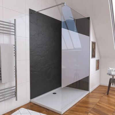 Aurlane Paneles de Pared de Pizarra 90+120x210 - Cabina de Ducha Aurlane Paneles de Pared de Pizarra 90+120x210 - Cabina de Ducha