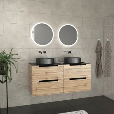 Aurlane Pacm578 Armario de almacenamiento para baño - Estilo industrial moderno Aurlane Pacm578 Armario de almacenamiento para baño - Estilo industrial moderno