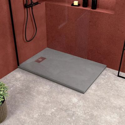 Aurlane Plato de ducha efecto piedra gris - Ducha Aurlane Plato de ducha efecto piedra gris - Ducha