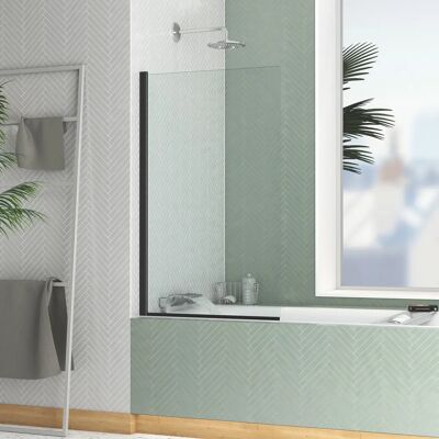 Aurlane FAC925 Mampara de bañera - Blanco Mate - 70x130cm - Reversible 180° Aurlane FAC925 Mampara de bañera - Blanco Mate - 70x130cm - Reversible 180°