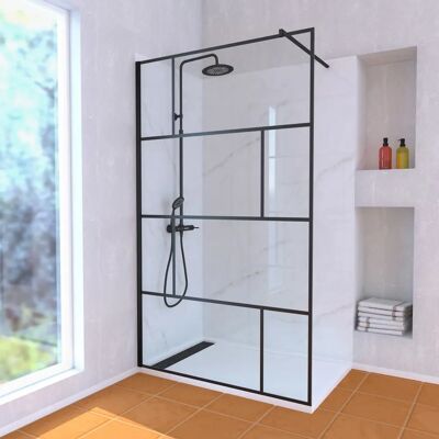 Aurlane PACF324 Cabine de douche noire - Type de douche - Publicité Aurlane PACF324 Cabine de douche noire - Type de douche - Publicité