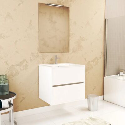 Aurlane PACM613 Armario de Almacenamiento para Baño - Blanco, 60cm, Moderno Aurlane PACM613 Armario de Almacenamiento para Baño - Blanco, 60cm, Moderno