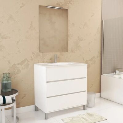 Aurlane PACM629 Armario de baño blanco - Cierre suave, Espejo LED Aurlane PACM629 Armario de baño blanco - Cierre suave, Espejo LED