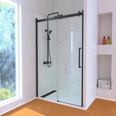 Aurlane PACF267 Porte de Douche Noire - Type de Douche - Publicité Aurlane PACF267 Porte de Douche Noire - Type de Douche - Publicité