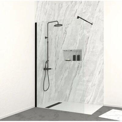 Aurlane PACF342 Cabine de Douche Noire Mate - Publicité Aurlane PACF342 Cabine de Douche Noire Mate - Publicité