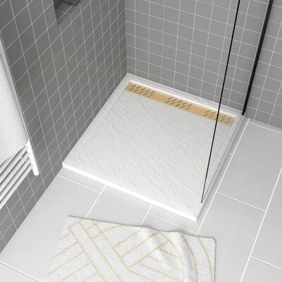 Aurlane PACR158 Bandeja de Ducha Blanca - 2 Rejillas Aurlane PACR158 Bandeja de Ducha Blanca - 2 Rejillas