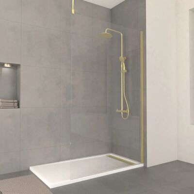 Aurlane PACF434 - Mampara de Ducha de Vidrio de 8mm Aurlane PACF434 - Mampara de Ducha de Vidrio de 8mm
