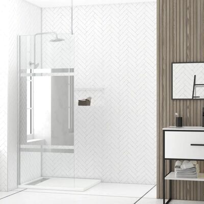 Aurlane PACF377 Parete de Douche Chrome - Publicité Aurlane PACF377 Parete de Douche Chrome - Publicité
