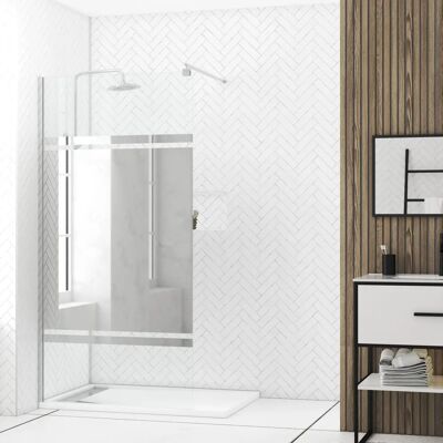 Aurlane PACF443 - Paroi de Douche 8mm Réversible - Publicité Aurlane PACF443 - Paroi de Douche 8mm Réversible - Publicité