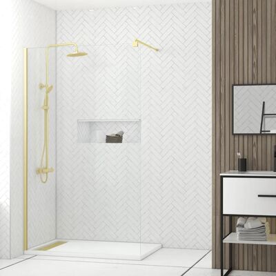 Aurlane PACF440 Paroi de douche - Verre trempé, réversible, 120x200cm - Publicité Aurlane PACF440 Paroi de douche - Verre trempé, réversible, 120x200cm - Publicité