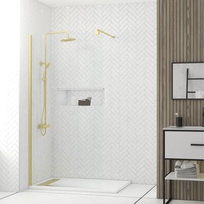 Aurlane PACF446 Mampara de Ducha - Ajustable y Moderna Aurlane PACF446 Mampara de Ducha - Ajustable y Moderna
