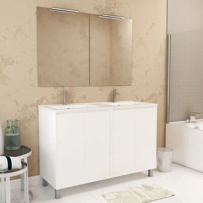Aurlane PACM633 Armario de Baño Lacado Blanco - Almacenamiento Aurlane PACM633 Armario de Baño Lacado Blanco - Almacenamiento