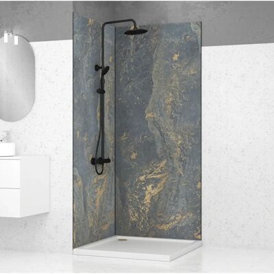 Aurlane Modelo PACP276 - Paneles de Pared de Piedra, Negro, 90x210cm Aurlane Modelo PACP276 - Paneles de Pared de Piedra, Negro, 90x210cm