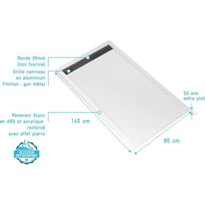 Aurlane PACR175 Bandeja de Ducha Blanca Aurlane PACR175 Bandeja de Ducha Blanca