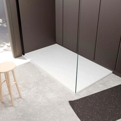 AURLANE Modèle FAC987 - Plateforme de douche blanche - Antidérapante, 26mm - Publicité AURLANE Modèle FAC987 - Plateforme de douche blanche - Antidérapante, 26mm - Publicité