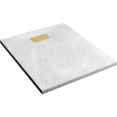 Aurlane PACR205 Bandeja de ducha blanca - Resistente a impactos Antideslizante 80x100cm Aurlane PACR205 Bandeja de ducha blanca - Resistente a impactos Antideslizante 80x100cm