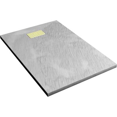 Aurlane PACR211 Plato de Ducha Gris - Antideslizante en Diamante 80x120cm Aurlane PACR211 Plato de Ducha Gris - Antideslizante en Diamante 80x120cm
