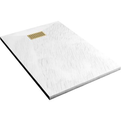 Aurlane PACR191 Plato de Ducha Blanco - Resistente a Impactos, Antideslizante, 80x120 cm Aurlane PACR191 Plato de Ducha Blanco - Resistente a Impactos, Antideslizante, 80x120 cm